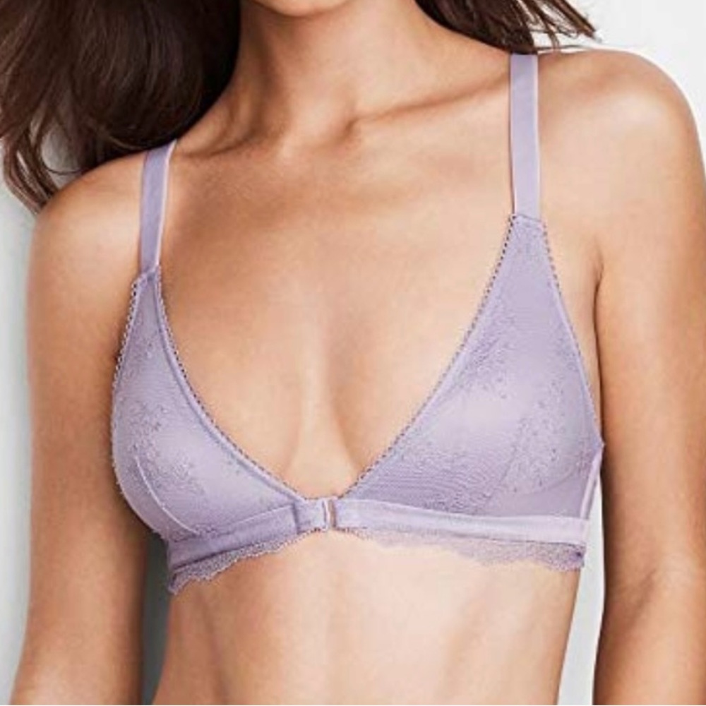 Victoria's Secret purple lace bralette NWT